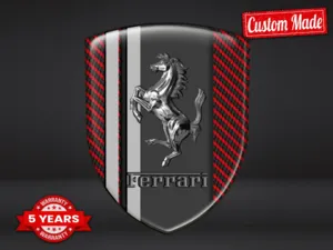 Ferrari Bumper Sticker Printing Edition Customizable Sturdy